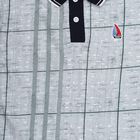 Boys Dark Green Round Neck Casual T-Shirt, Dark Green, small