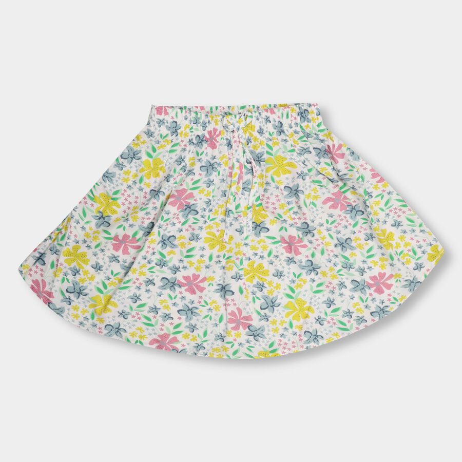 Girls' Skirt, ऑफ व्हाइट, large