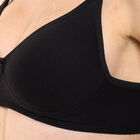 Solid Padded Bra, Black, small image number null