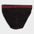 Boy's Cotton Briefs, Black, small