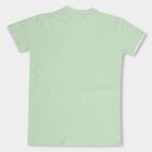 Boys' Half Sleeves T-Shirt , हल्का हरा, small image number null
