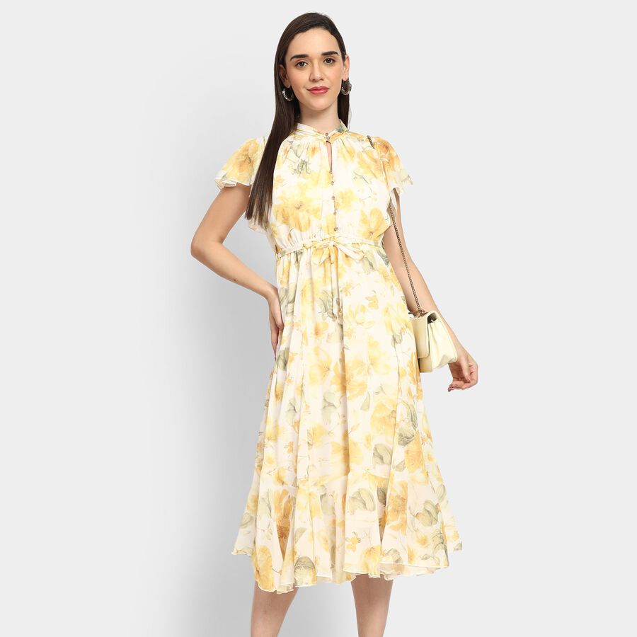 Ladies' Dress, Yellow, large image number null