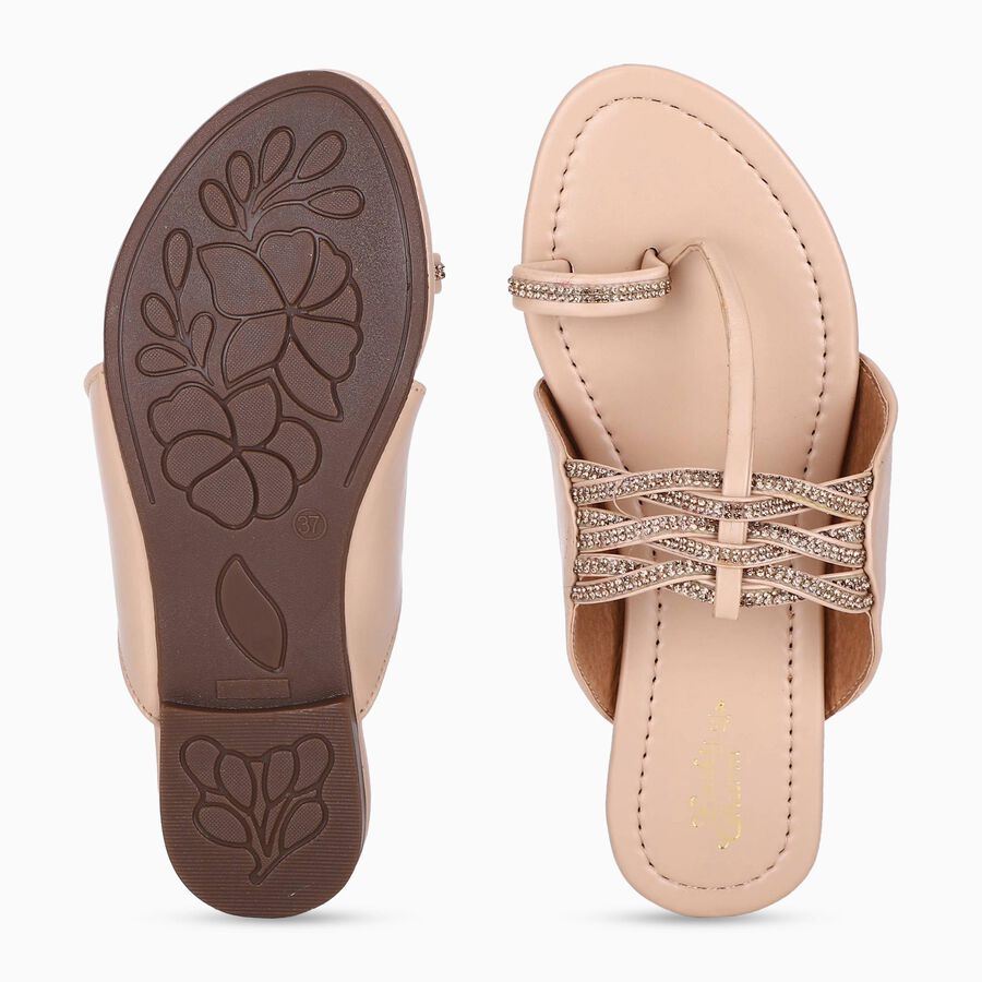 Ladies' Sandal, Beige, large