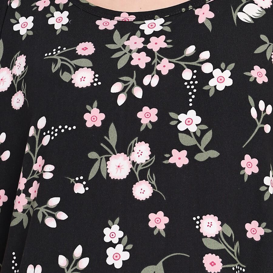 Ladies' Nighty , काला, large image number null