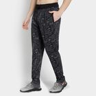 Printed Track Pants, Dark Grey, small image number null