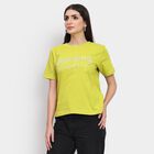 Ladies' 100% Cotton Round Neck T-Shirt , Light Green, small image number null