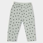 Girls' Light Mint Green Flared Printed Capri, Olive, small image number null