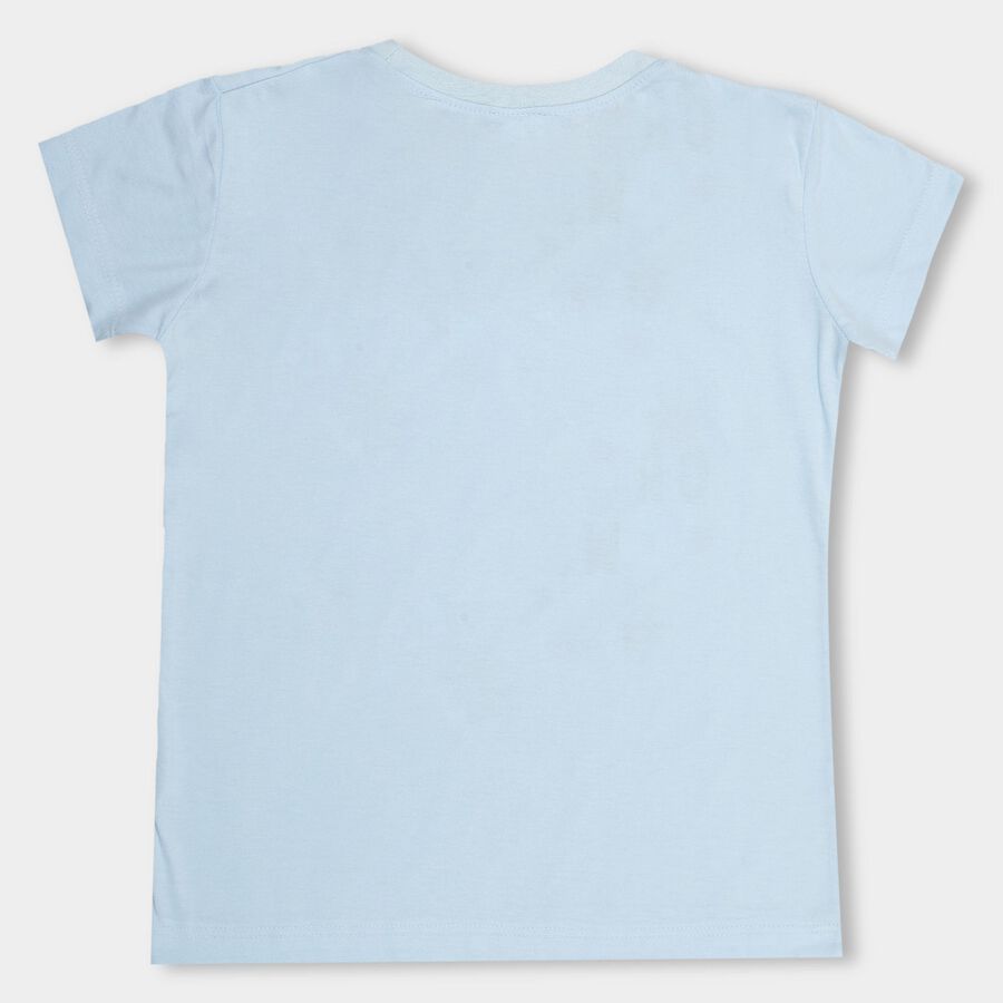 Girls' T-Shirt , हल्का नीला, large image number null