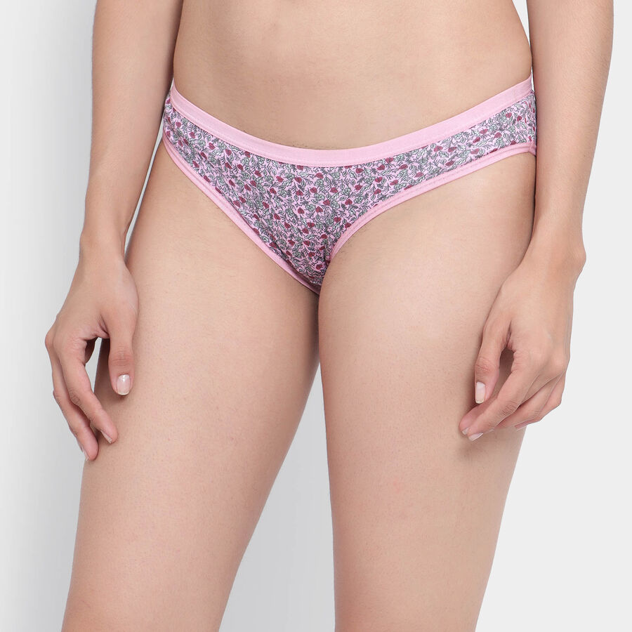 Cotton Printed Panty, Pink, large image number null