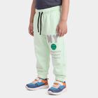 Boys Mint Green Relaxed Fit Graphic Print Jogger Pyjama, Light Green, small