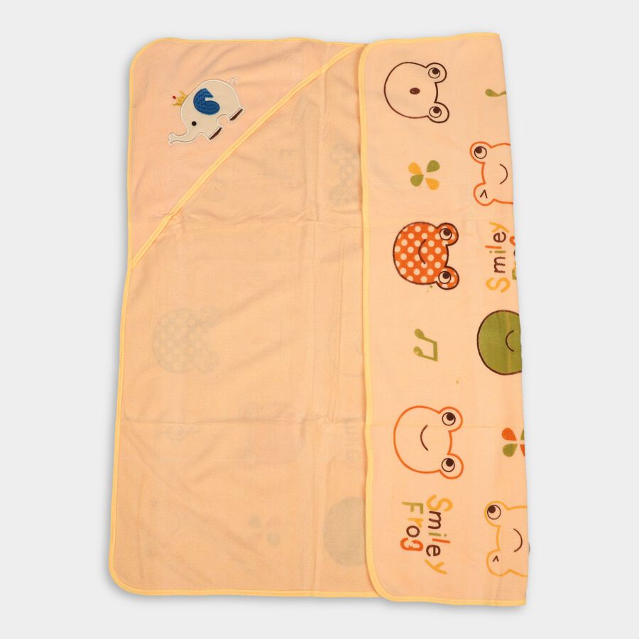 Infants' 100% Cotton Towel, Peach, large image number null