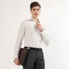 Men's Light Sage Green Cotton Classic Formal Shirt, Light Green, small