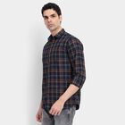Men's 100% Cotton Casual Shirt , गहरा हरा, small image number null