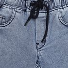 Boys' Blue Regular Fit Washed Jeans, Mid Blue, small