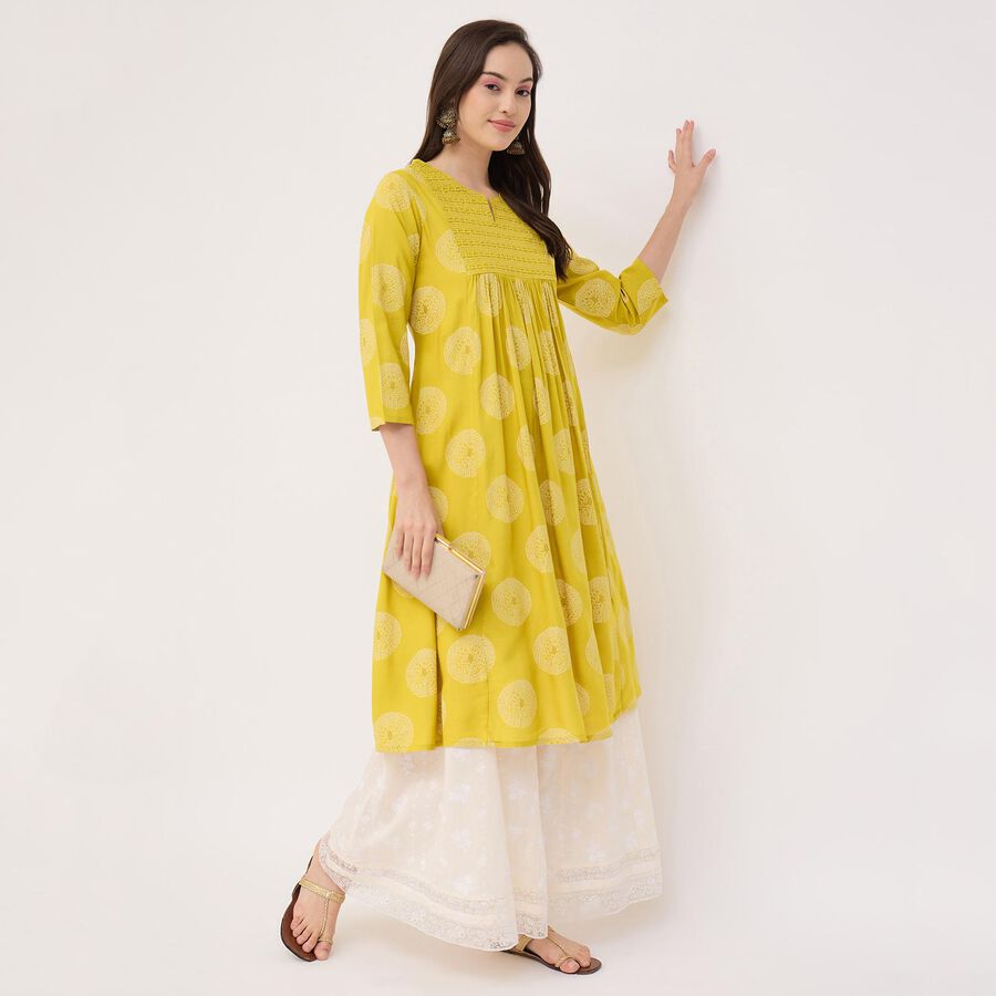Ladies' Kurta, Light Green, large image number null