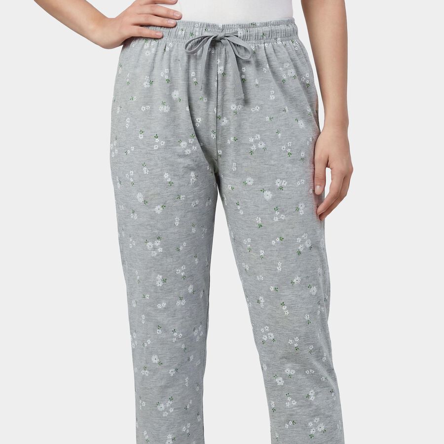 Ladies' Pyjama, Melange Light Grey, large