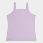 Girls' 100% Cotton Vest (Pack of 2), Lilac, small image number null