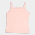 Girls' 100% Cotton Vest (Pack of 2), White, small