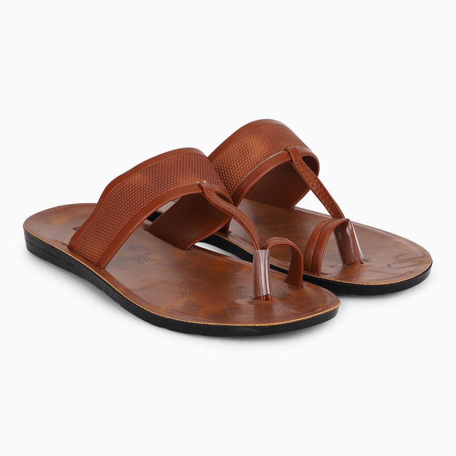 Men's Sandal, Brown, large