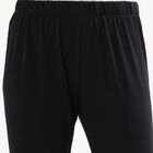 Ladies' Jet Black Skinny Fit Full-Length Churidar, Black, small image number null
