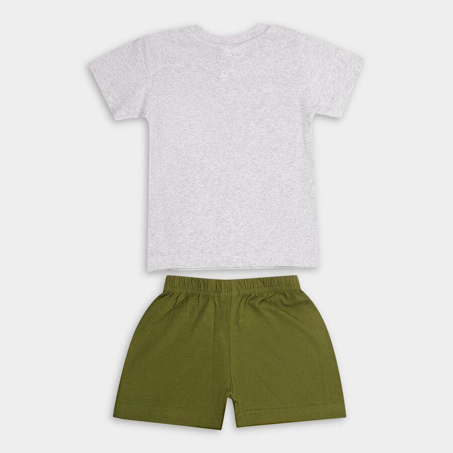 Infants' 100% Cotton Baba Suit, ओलिव, large