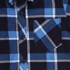 Boys' 100% Cotton Casual Shirt , मध्यम नीला, small image number null