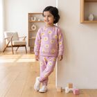 Girls Lilac Round Neck Lounge Hipster Set, Lilac, small