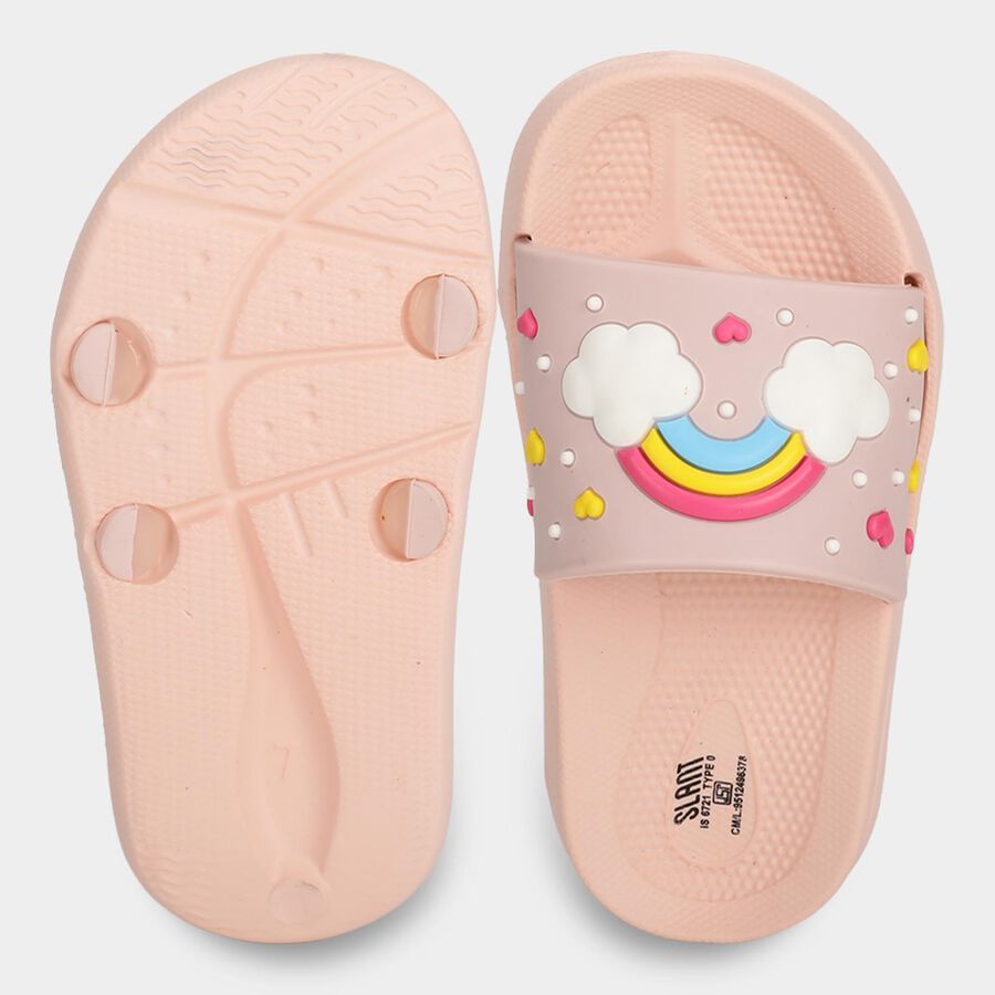 Girls' Slipper, Pink, large