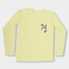Boys' Bright Yellow Round Neck Casual T-Shirt, पीला, small image number null