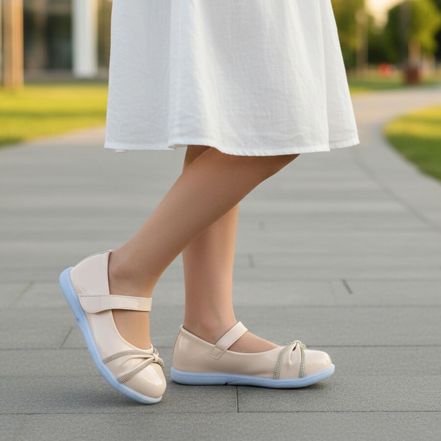 Girls' Sandal, Beige, large