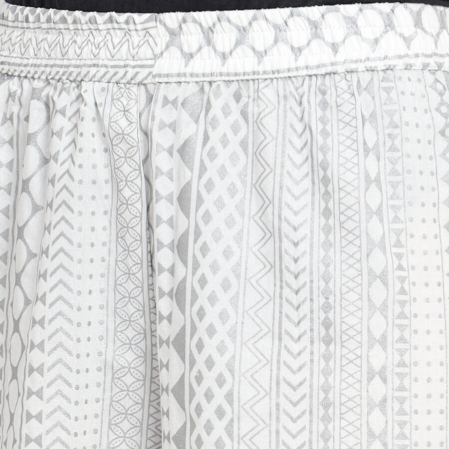 Printed Palazzo, Off White, large image number null