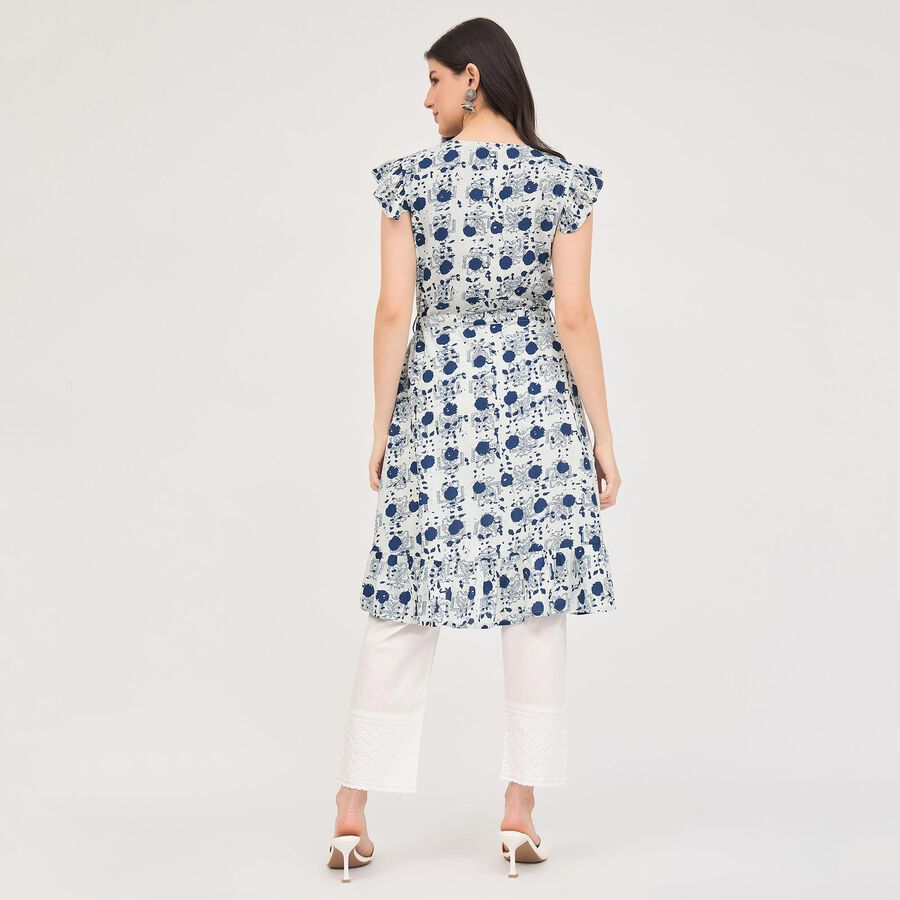 Ladies' Kurta , गहरा नीला, large image number null