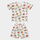 Boys' Night Suit, सफ़ेद, small