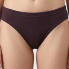 Women's Purple Regular Fit Solid Panty, बैंगनी, small