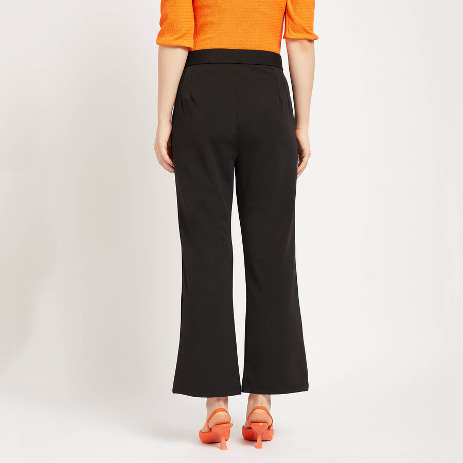 Solid Trousers, Black, large image number null