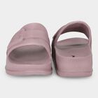 Women's Pink Slip-On Sliders Slippers, गुलाबी, small