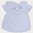 Infants' 100% Cotton Regular Collar Shirt, हल्का नीला, small image number null