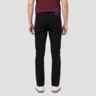 Men's Black Slim Fit Solid Jeans, Black, small
