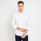 Men's 100% Cotton Casual Shirt, White, small image number null