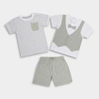 Infant Boys' 100% Cotton Baba Suit, Light Green, small image number null