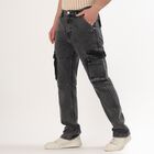 Men's Denim Blue Slim Fit Jeans, हल्का ग्रे, small