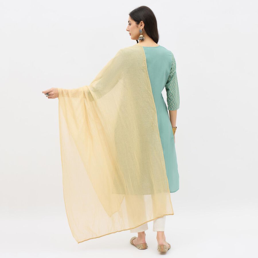Ladies' Regular Dupatta, Khaki, large image number null
