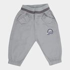 Infants Cotton Solid Trousers, Light Grey, small image number null
