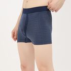 Men's Navy Blue Regular Fit Performance Trunks, Navy Blue, small