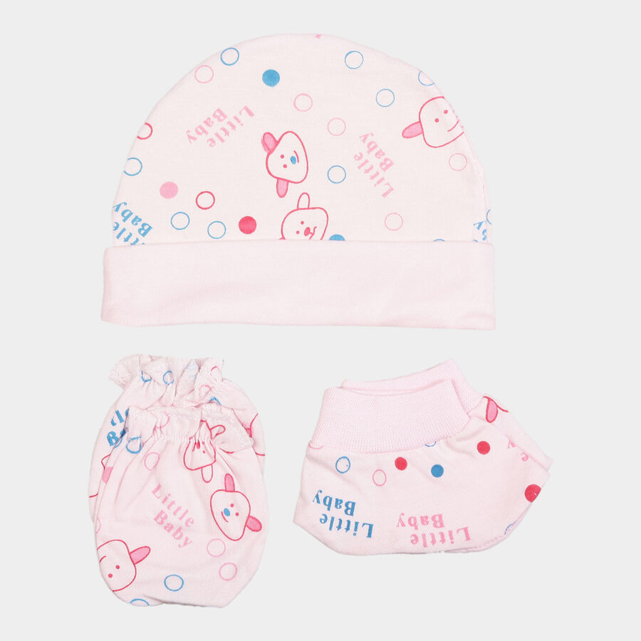 Infants Cotton Baby Gift Set, White, large image number null