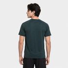 Men's Green Crew Neck Drifit T-Shirt, Dark Green, small
