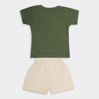 Infant Boys' 100% Cotton Baba Suit , Olive, small