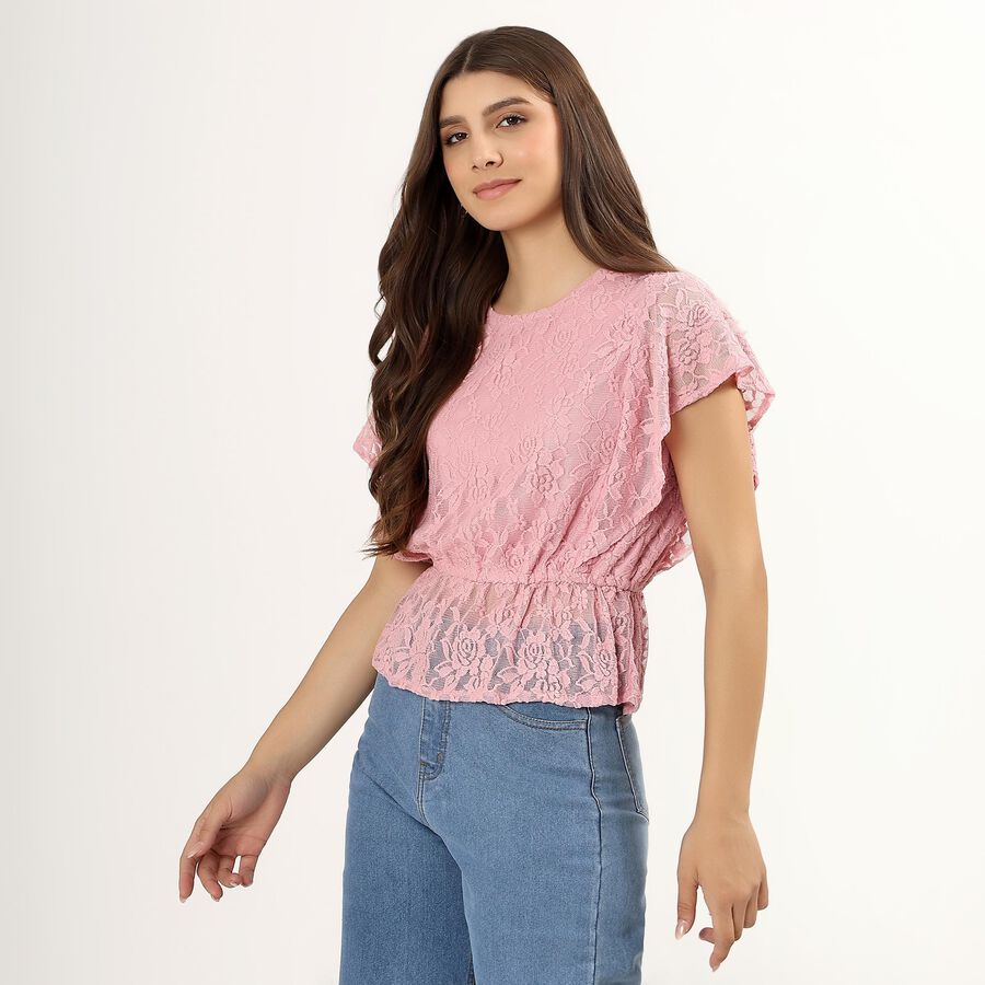 Ladies' Top , गुलाबी, large