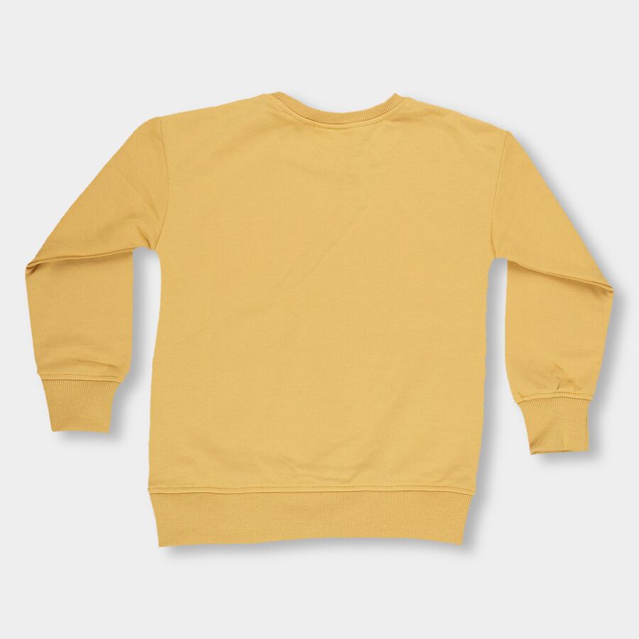 Boys' Sweatshirt, पीला, large image number null