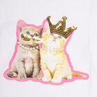 Girls' 100% Cotton T-Shirt , White, small image number null